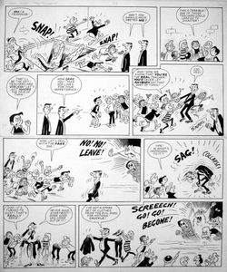 Fright School - Trapdoor art by Reg Parlett