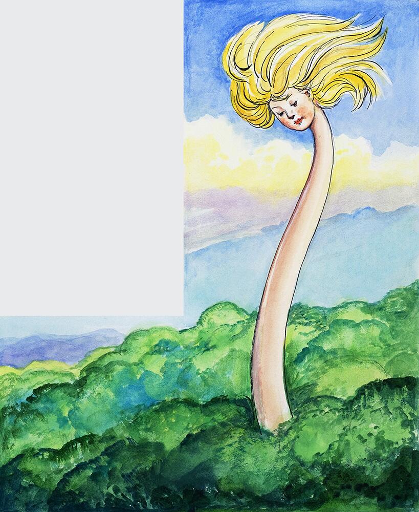 Alice with Her Head in the Clouds: Alice in Wonderland 33 art by Philip Mendoza