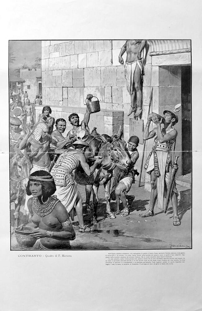 Scena Illustrata - Contrasto art by Fortunino Matania