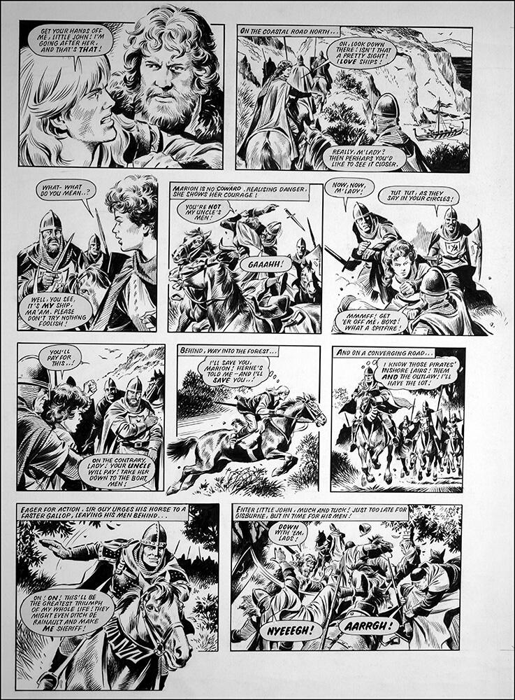 2nd page of episode art by Mike Noble