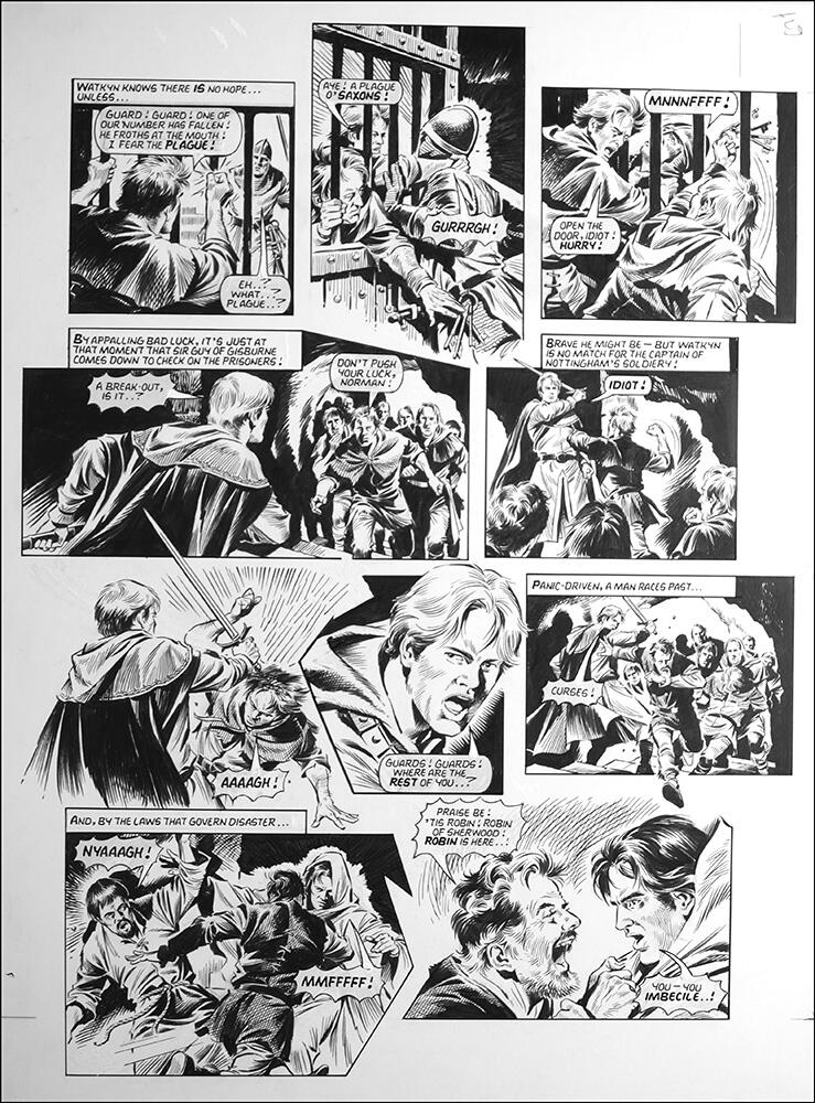 2nd page of episode art by Mike Noble