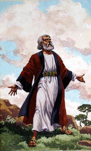 Abraham Before God art by Patrick Nicolle