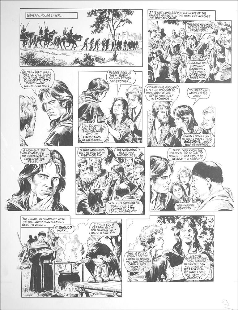 2nd page of episode art by Mike Noble