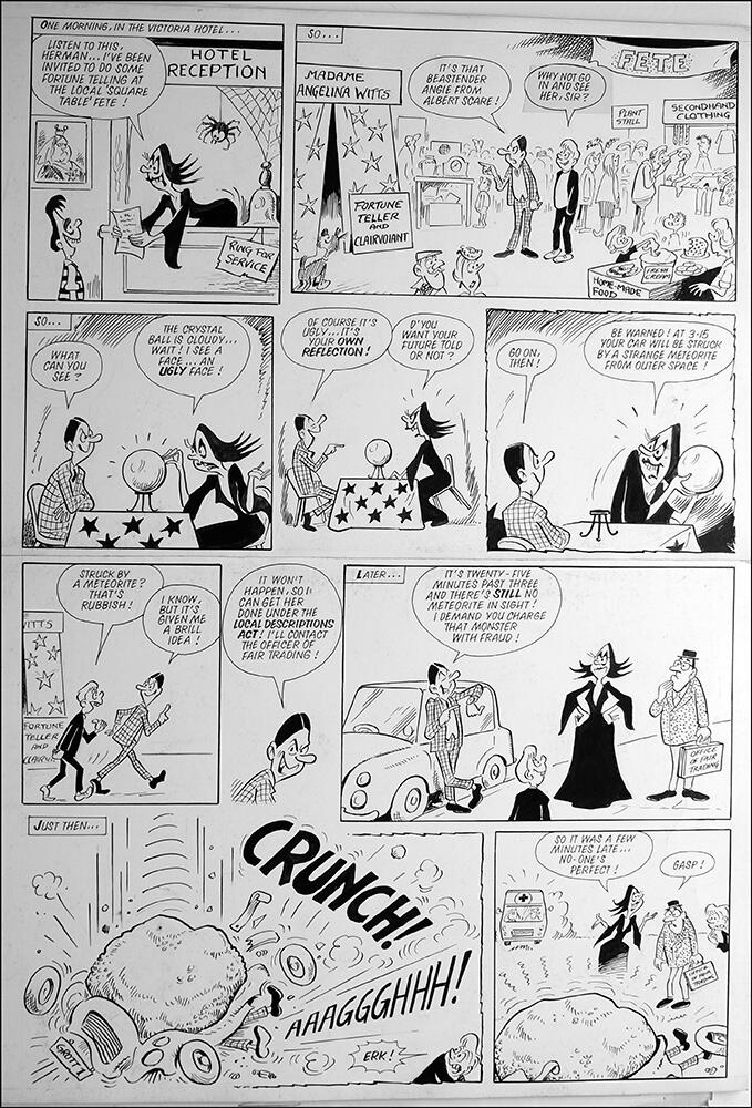 Beastenders - Mouldy Pizzas (TWO pages) art by Reg Parlett