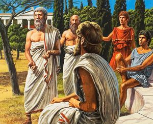 Plato art by Roger Payne