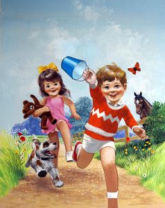 Summer Games art by William Francis Phillipps