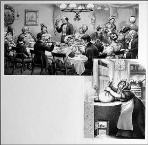 A Victorian Christmas art by Patrick Nicolle