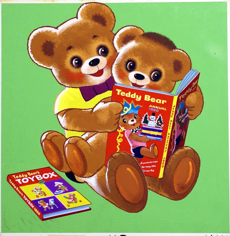 Teddy Bear: Toybox art by William Francis Phillipps