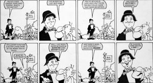 Jimmy Cricket: Bus Stop art by Arthur Ranson