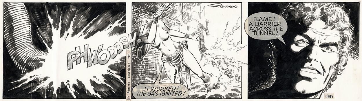 Axa daily strip 1031 - Gas Explosion art by Enric Badia Romero