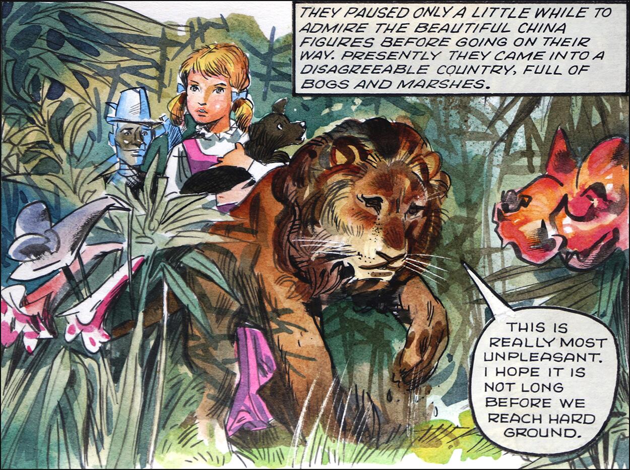 Wizard of Oz - China Cat art by Giorgio Trevisan
