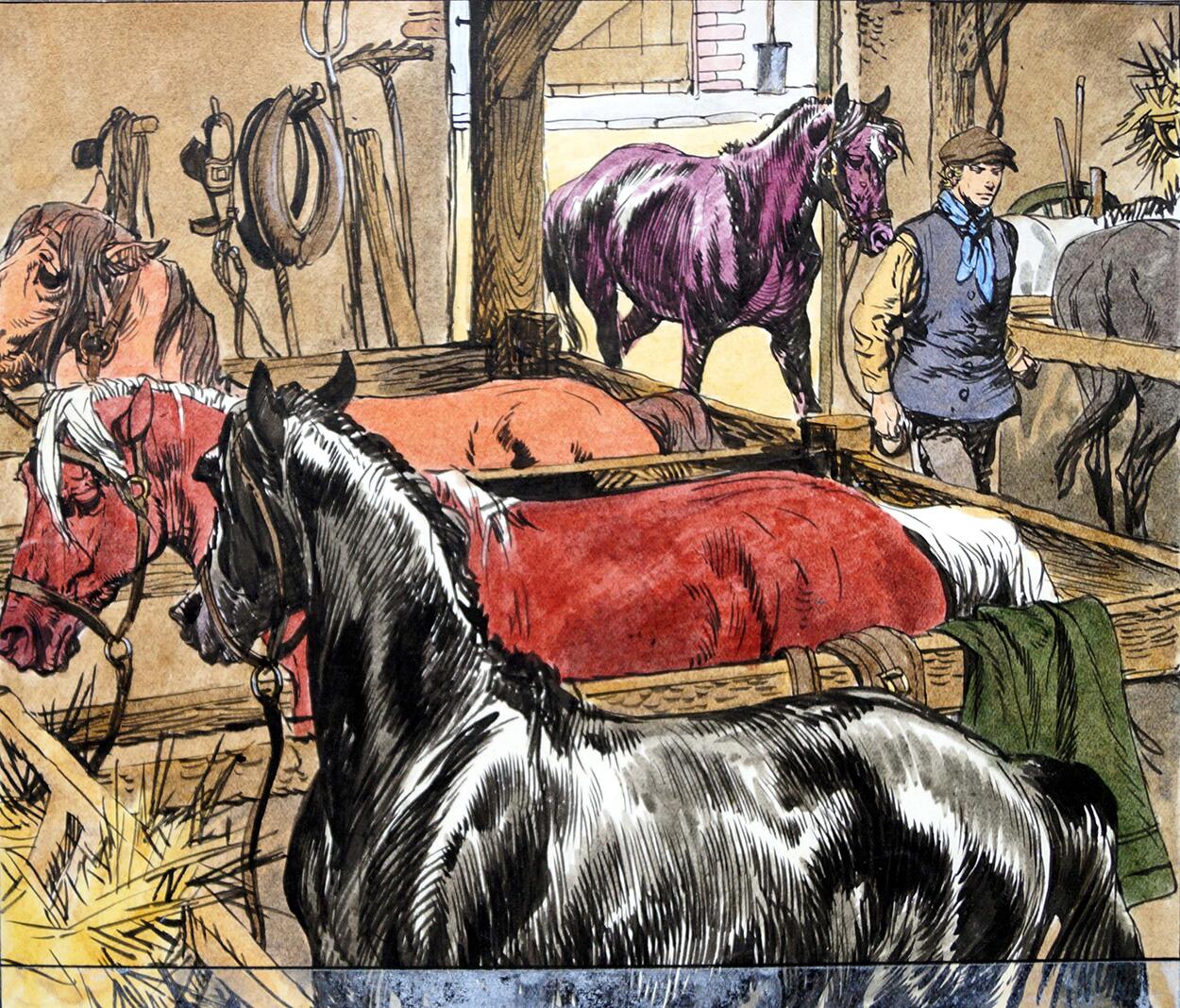 Black Beauty - Together In The Stable art by Carlos Roume