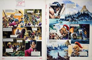 Talk to the Rats! From 'The Tharvs' (TWO pages) art by Gerry Wood