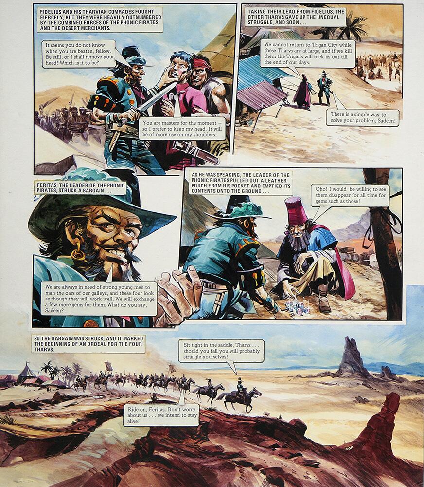 Left Hand Page art by Gerry Wood