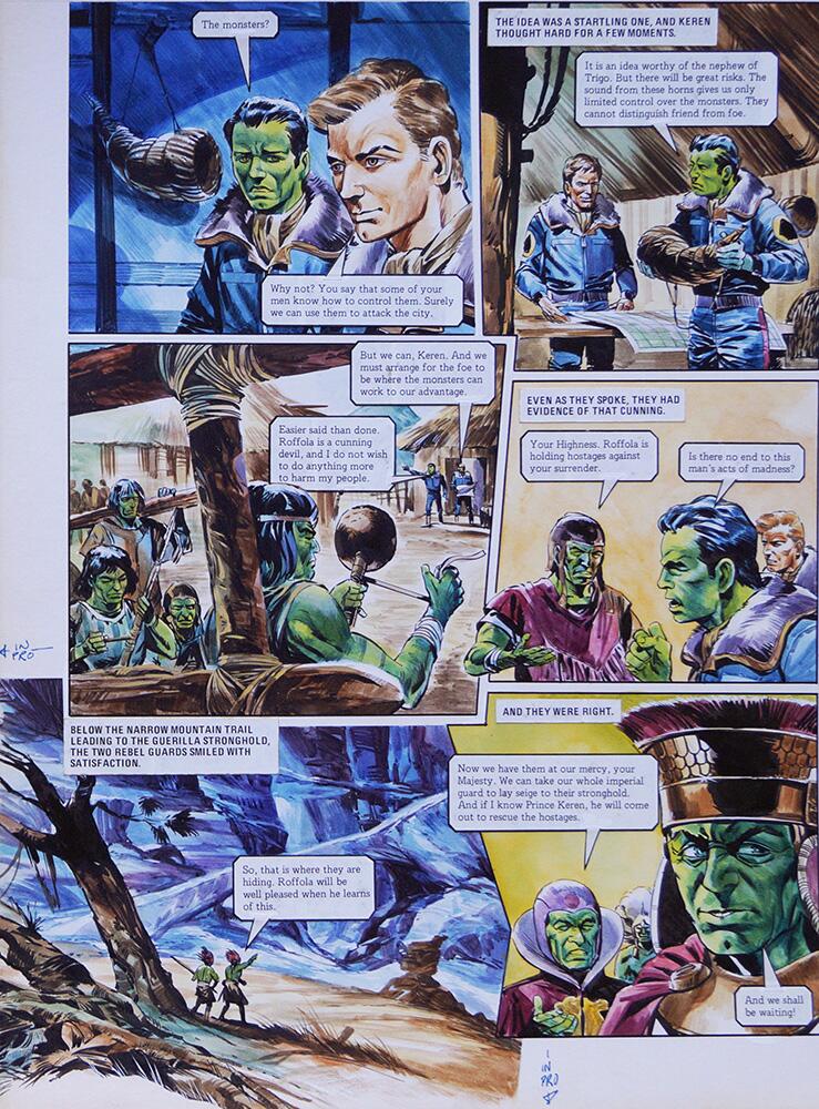 Right Hand Page art by Gerry Wood