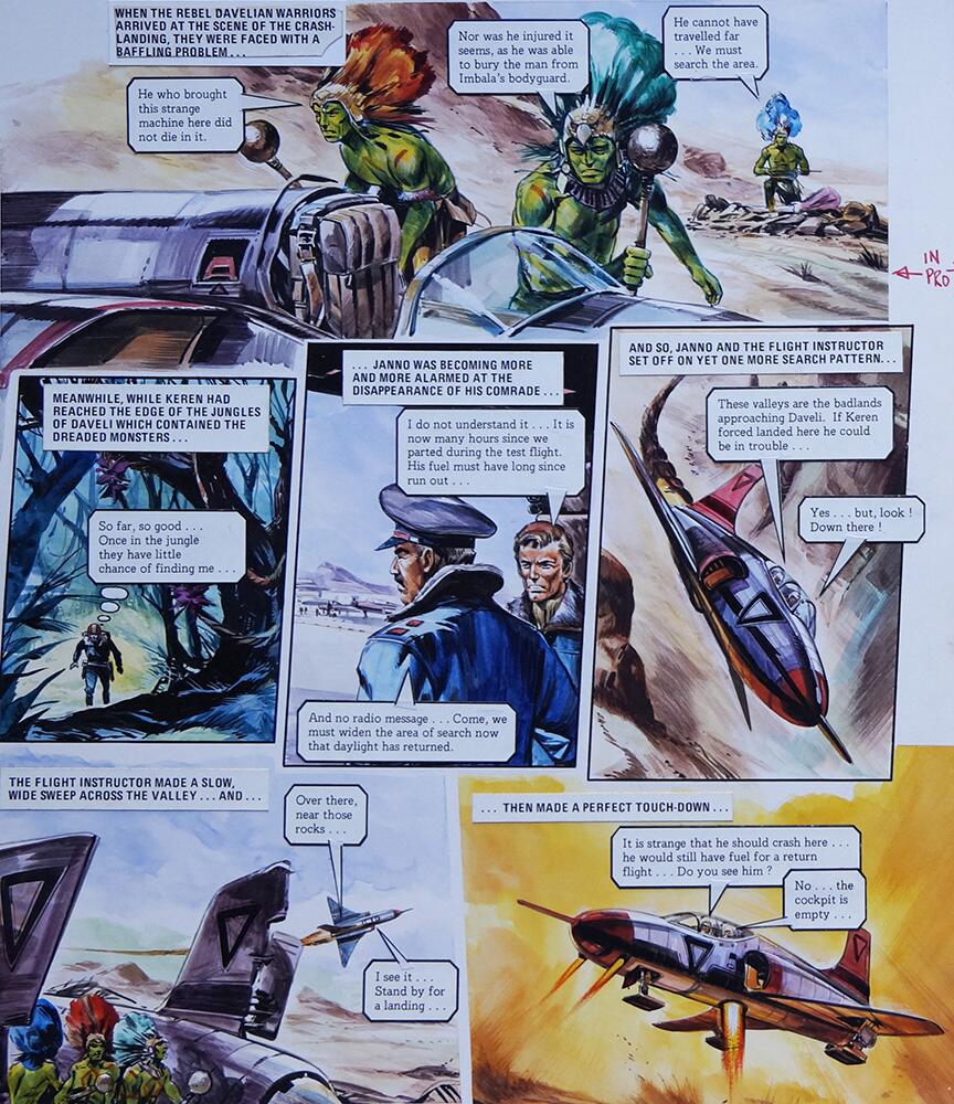 Left Hand Page art by Gerry Wood