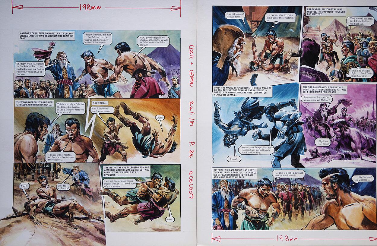 Concealed Weapon from ''The War of The Zolts' (TWO pages) art by Gerry Wood