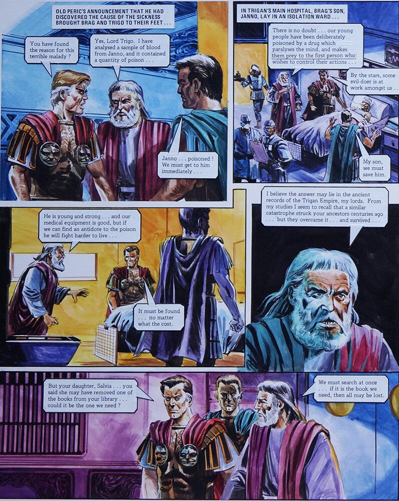 Left Hand Page art by Gerry Wood