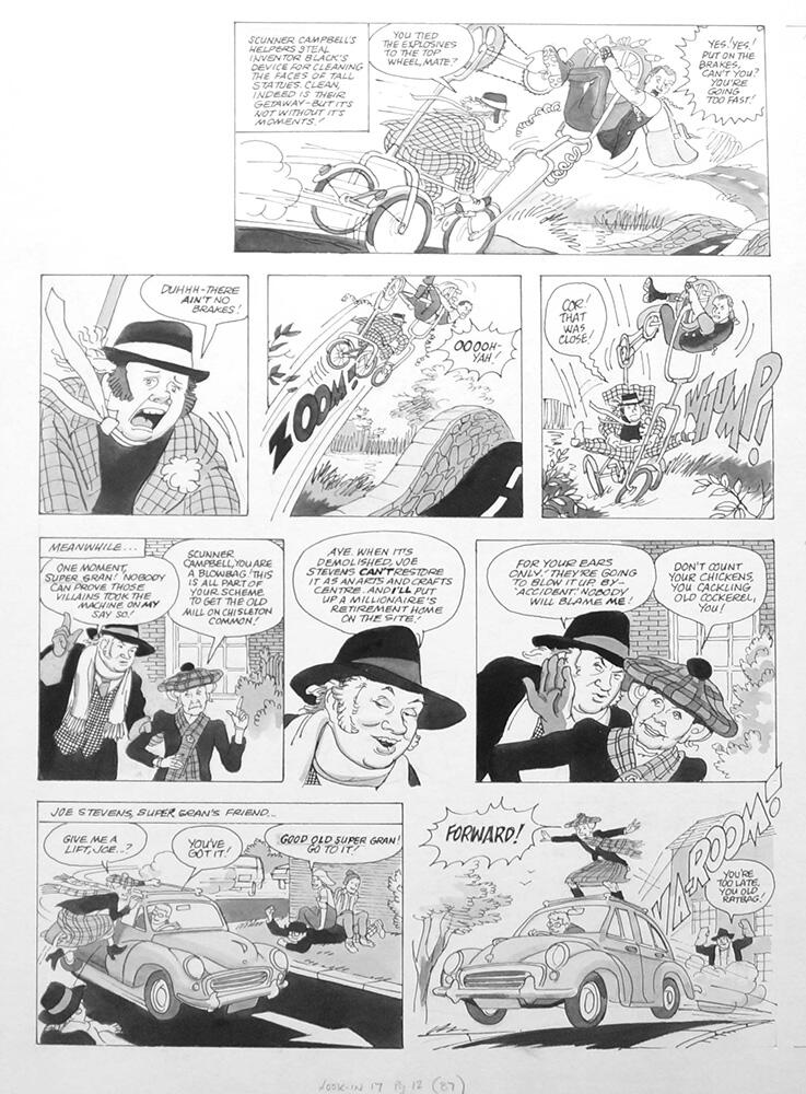 Super Gran - Good Ol' Super Gran art by Bill Titcombe