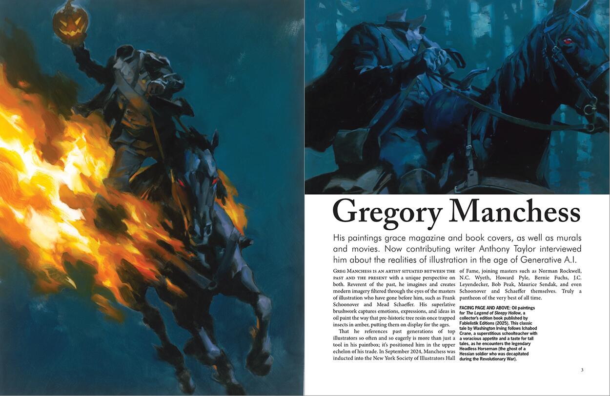 Gregory Manchess, illustrators issue 49 ONLINE EDITION