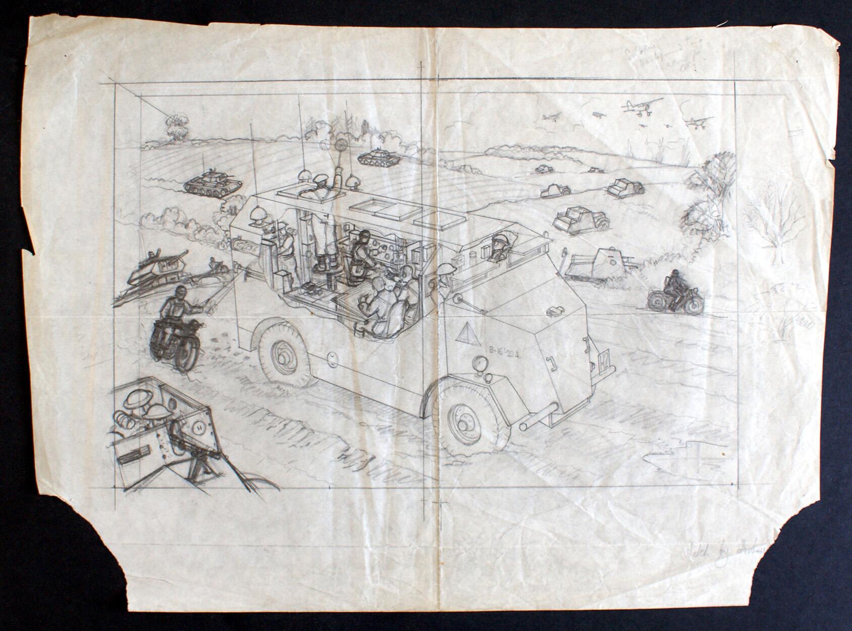 Anatomy Of A Military Vehicle art by Leslie Ashwell Wood