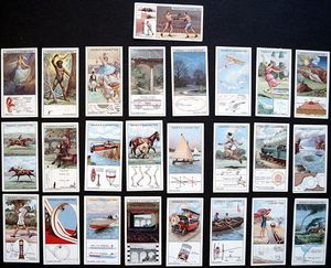 Complete Set of 25 'Marvels Of Motion' Ogden's Cigarette Cards (1928)
