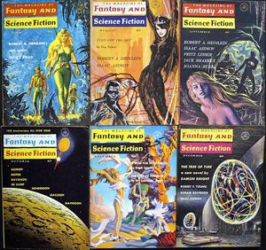Fantasy & Science Fiction: 1963 - Volume 25, #1 - #6 (6 issues)