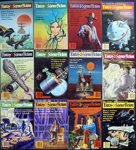 Fantasy & Science Fiction: 1980 (Complete) - Volume 58 & Volume 59, (12 issues)