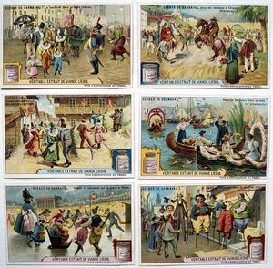 Carnival Scenes (1910) (6 cards)