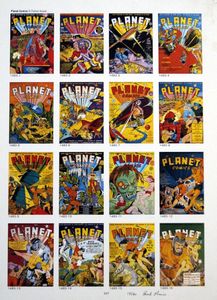 PUBLISHER'S PROOF PAGE: Photo-Journal Guide to Comic Books - Planet Comics 1 - 16 by (Book written by Ernst Gerber with an introduction by Stan Lee)