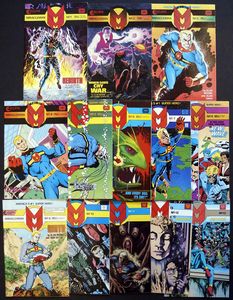 Miracleman #1 - #13 (complete run) by Alan Moore, Neil Gaiman, Garry Leach, Mark Buckingham