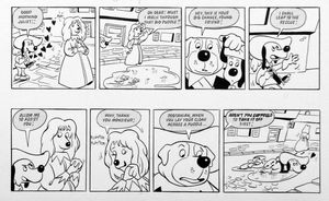 Dogtanian from 'Look In' 2 art by Nick Potter