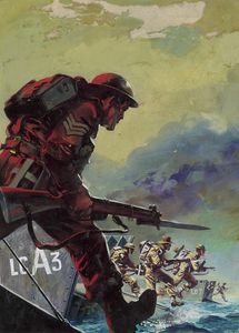 War At Sea Picture Library cover #9  'Down Ramps' art by Alessandro Biffignandi