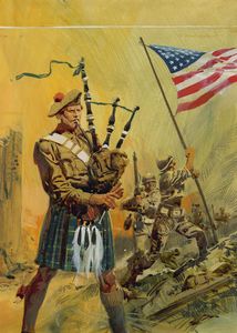 War Picture Library cover #290  'Finlay's Furies' art by Alessandro Biffignandi