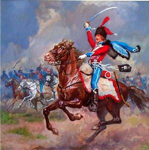 Hussar 12th Regiment art by Luis Arcas Brauner