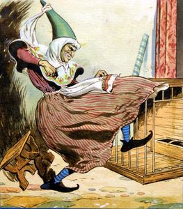 The Wicked Witch art by Jesus Blasco