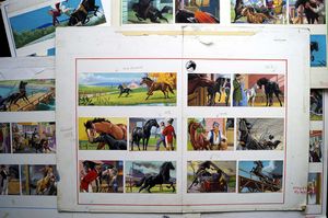 Black Beauty - The Complete Story (EIGHT boards) art by Severino Baraldi