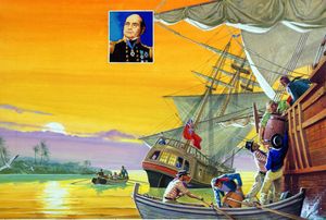 Sir John Franklin art by Severino Baraldi