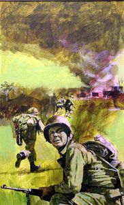 The Valley of Hanoi paperback cover art art by Roger Coleman