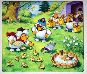 The Wombles: Ducks Go A-Dabbling (TWO pages) art by Jesus Blasco