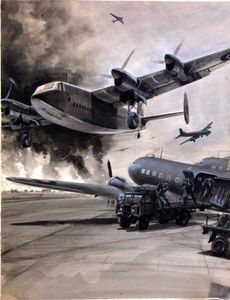 The Berlin Air-Lift art by Graham Coton