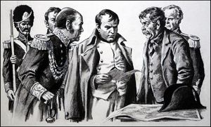 Walcheren - Napoleon Learns of British Plans art by Ralph Bruce