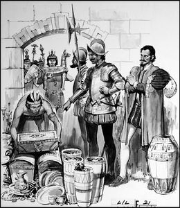 The Treasure of Atahualpa art by Ralph Bruce