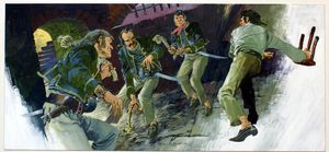 The Smuggler A debt of Honour pages 22 and 23 art by John M Burns