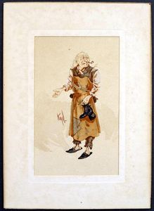 Dickensians: The Cobbler of The Fleet from 'The Pickwick Papers' art by Joseph Clayton Clarke (Kyd)