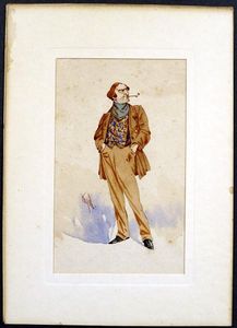 Dickensians: Toby Crackit from 'Oliver Twist' art by Joseph Clayton Clarke (Kyd)