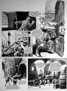 A Sword for the Stadtholder - Mamma Mia (TWO Pages) art by Cecil Doughty