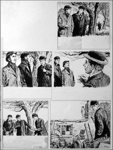 The Fifth Form at St. Dominic's - Master (TWO pages) art by Cecil Doughty