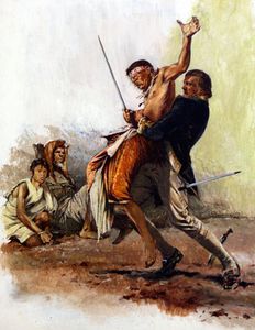 Surprise Attack! art by Neville Dear