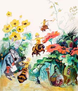 The Honey Fairies art by Gerry Embleton